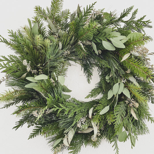 Natural Pine Christmas Wreath